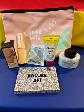 Makeup Revolution & Kristofer Buckle Cosmetics Bundle with Bag